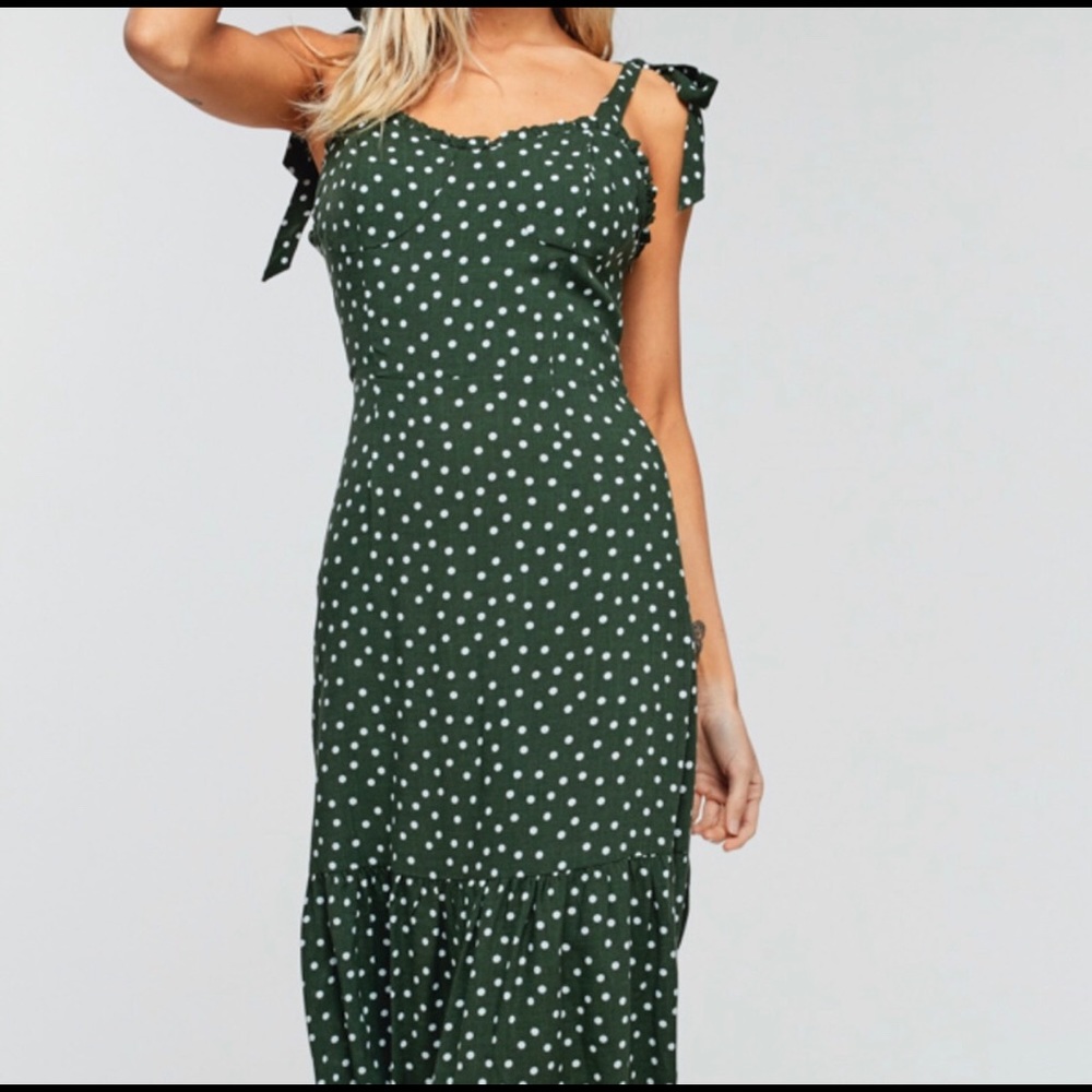 Crescent polka dot dress #60